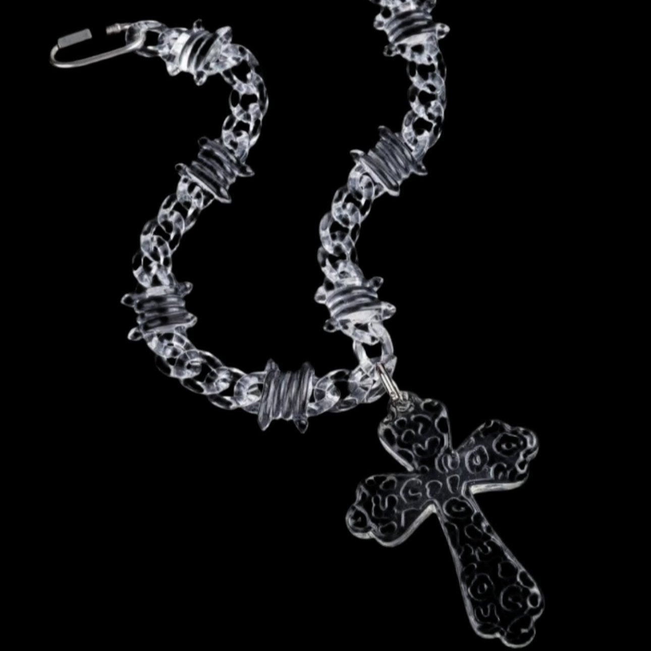 Acrylic Cross Chain