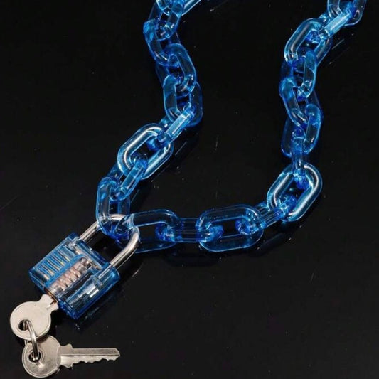 Acrylic Lock-Key Chain