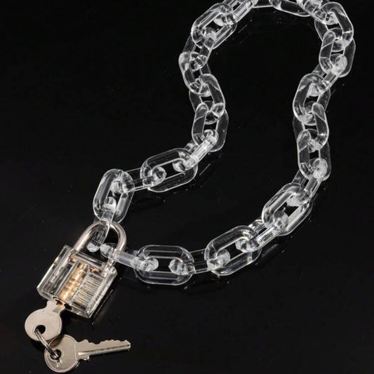 Acrylic Lock-Key Chain